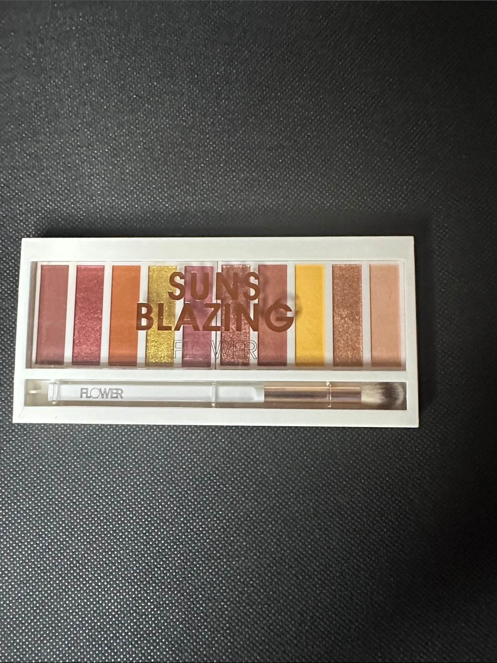 NWT Flower Suns Blazing Eyeshadow Palette — Warm Sunset Shades
